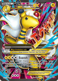 M Ampharos-EX #88 Ancient Origins