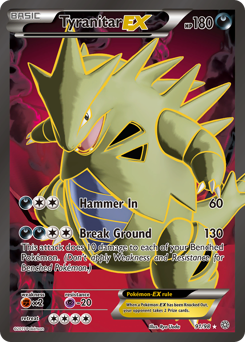Tyranitar-EX #91 Ancient Origins