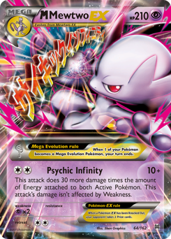 M Mewtwo-EX #64 BREAKthrough