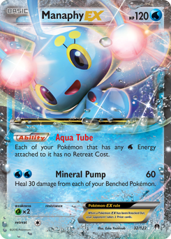 Manaphy-EX #32 PSA 10