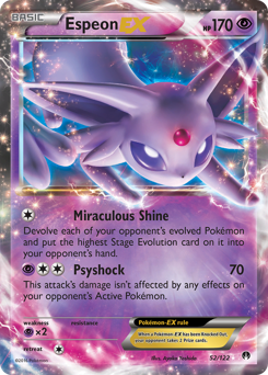 Espeon-EX #52 BREAKpoint
