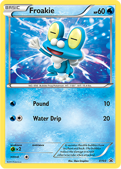 Froakie #XY03 XY Black Star Promos