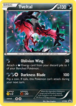 Yveltal #XY06 XY Black Star Promos