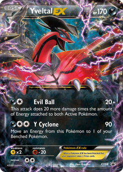 Yveltal-EX #XY08 XY Black Star Promos