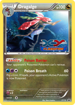 Dragalge #XY10 XY Black Star Promos
