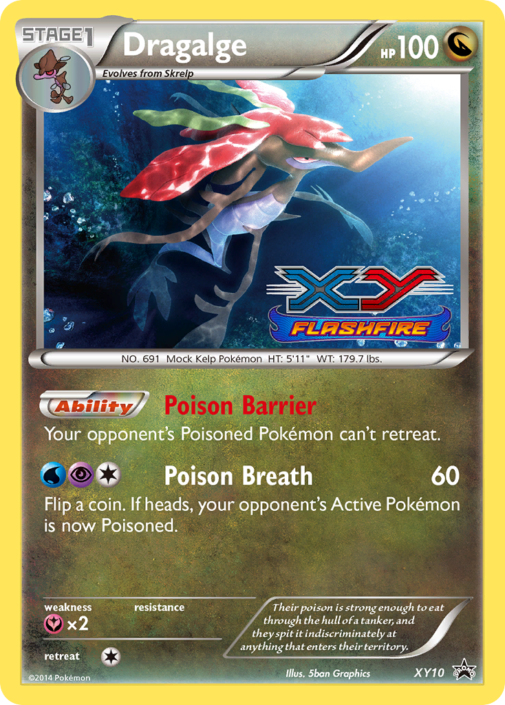 Dragalge #XY10 XY Black Star Promos