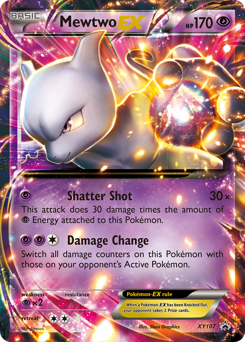 Mewtwo-EX #XY107 XY Black Star Promos