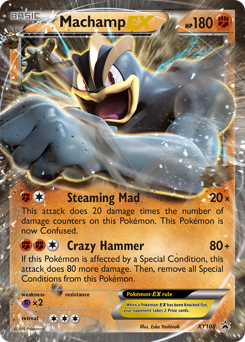 Machamp-EX #XY108 XY Black Star Promos