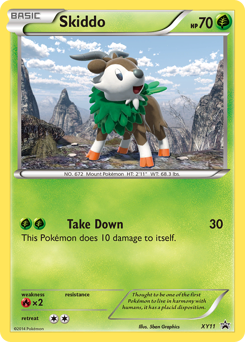 Skiddo #XY11 XY Black Star Promos