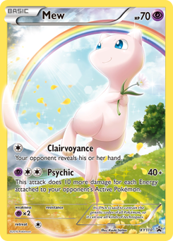 Mew #XY110 XY Black Star Promos