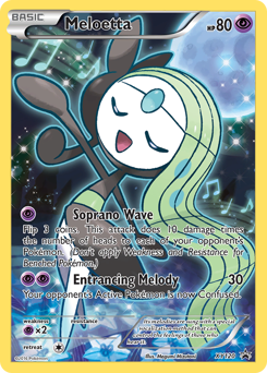 Meloetta #XY120 XY Black Star Promos