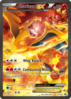 Charizard-EX #XY121 XY Black Star Promos