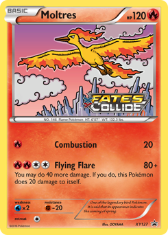 Moltres #XY127 XY Black Star Promos