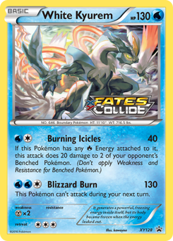 White Kyurem #XY128 XY Black Star Promos