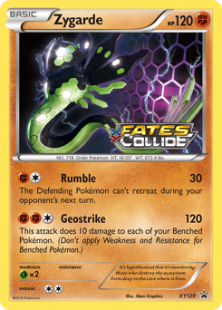 Zygarde #XY129 XY Black Star Promos