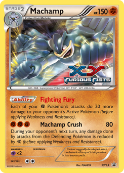 Machamp #XY13 XY Black Star Promos