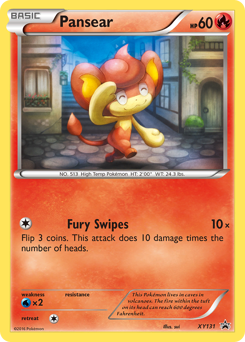 Pansear #XY131 XY Black Star Promos