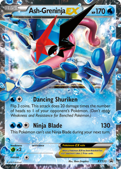 Ash-Greninja-EX #XY133 XY Black Star Promos