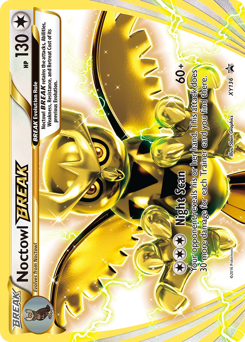 Noctowl BREAK #XY136 XY Black Star Promos