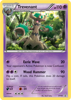 Trevenant #XY14 XY Black Star Promos
