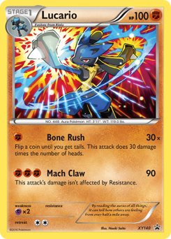 Lucario #XY140 XY Black Star Promos