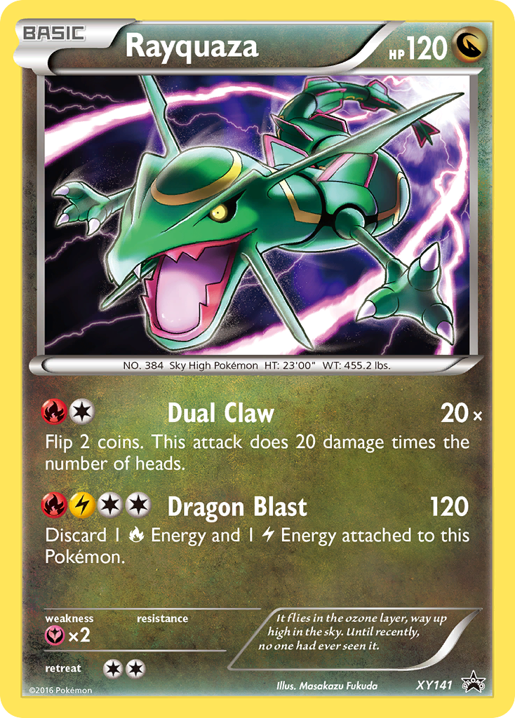 Rayquaza #XY141 XY Black Star Promos