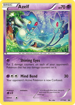 Azelf #XY142 XY Black Star Promos