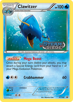 Clawitzer #XY146 XY Black Star Promos