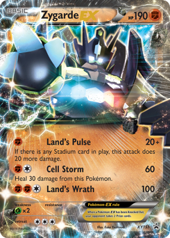 Zygarde-EX #XY151 XY Black Star Promos