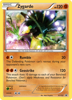 Zygarde #XY152 XY Black Star Promos