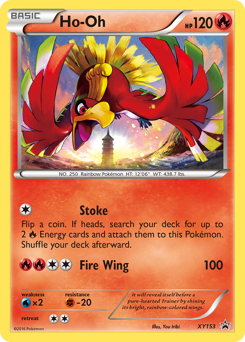 Ho-Oh #XY153 XY Black Star Promos