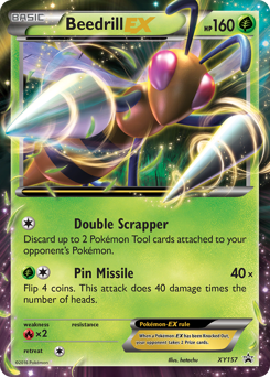 Beedrill-EX #XY157 XY Black Star Promos