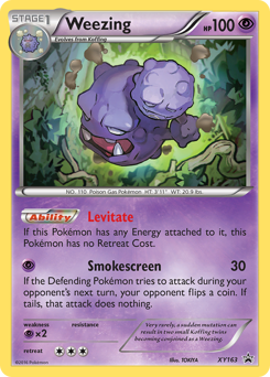 Weezing #XY163 XY Black Star Promos