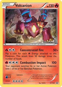 Volcanion #XY164 XY Black Star Promos