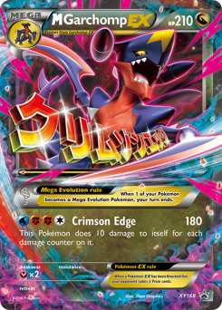 M Garchomp-EX #XY168 XY Black Star Promos
