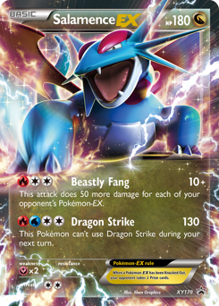 Salamence-EX #XY170 XY Black Star Promos