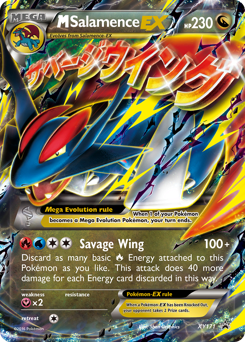M Salamence-EX #XY171 XY Black Star Promos