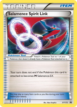 Salamence Spirit Link #XY172 XY Black Star Promos