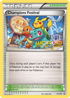 Champions Festival #XY176 XY Black Star Promos