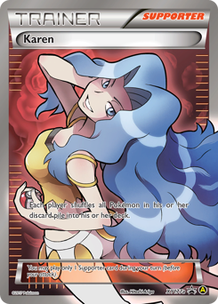 Karen #XY177A XY Black Star Promos