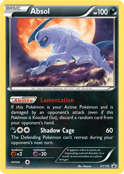 Absol #XY178 XY Black Star Promos