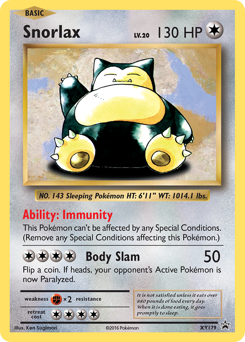 Snorlax #XY179 PSA 10