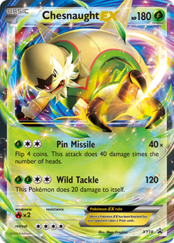 Chesnaught-EX #XY18 XY Black Star Promos
