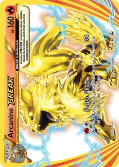 Arcanine BREAK #XY180 XY Black Star Promos
