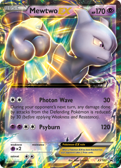 Mewtwo-EX #XY183 XY Black Star Promos