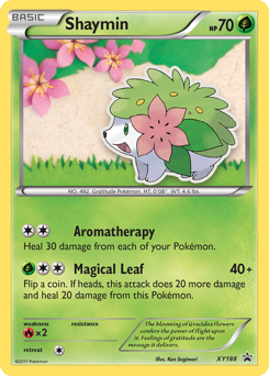 Shaymin #XY188 XY Black Star Promos