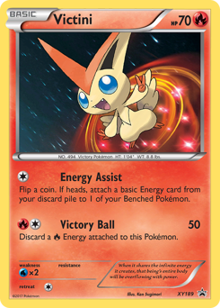 Victini #XY189 XY Black Star Promos