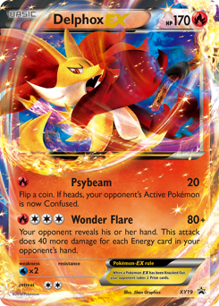 Delphox-EX #XY19 XY Black Star Promos