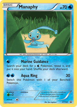 Manaphy #XY190 XY Black Star Promos
