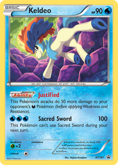 Keldeo #XY191 XY Black Star Promos